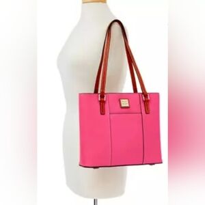 Dooney & Bourke Pink Pebble Small Lexington Tote Bag